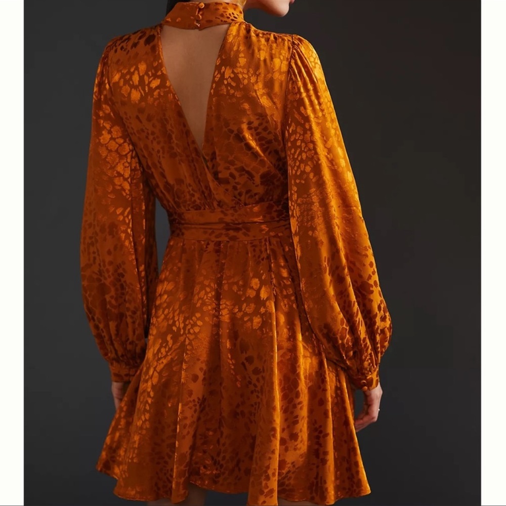 NWT Anthropologie Dress Women’s Jacquard Mini Dress size S - Picture 2 of 12